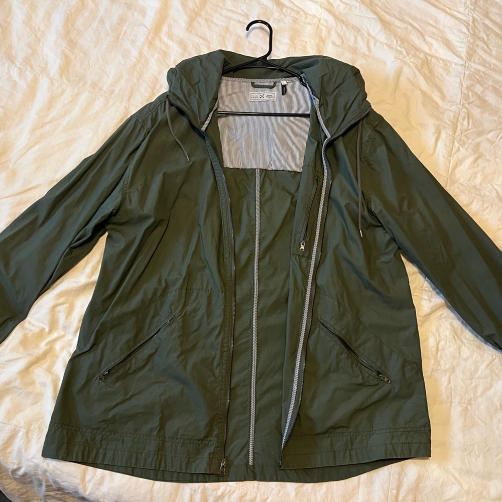 Five Four Olive Hooded Field Jacket